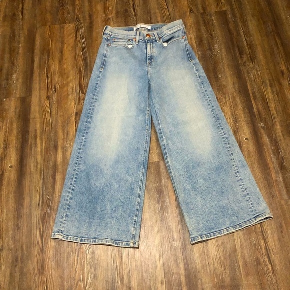 AYR Denim - AYR The Must Wide Leg Jeans Women's 29 High Rise Designer in Venus Wash Denim